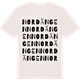 Vintage White t-shirt med Nordängen ordlek t-shirt