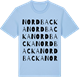 Blue Soul t-shirt med Nordbacka ordlek t-shirt
