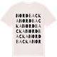 Vintage White t-shirt med Nordbacka ordlek t-shirt