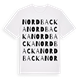 Nordbacka ordlek t-shirt