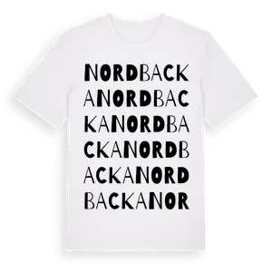 Nordbacka ordlek t-shirt – ekologisk bomull t-shirt från Pinshirt