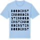 Blue Soul t-shirt med Nordensten ordlek t-shirt