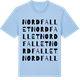 Blue Soul t-shirt med Nordfallet ordlek t-shirt