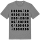 Mid Heather Gray t-shirt med Nordgård ordlek t-shirt