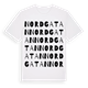 Nordgatan ordlek t-shirt