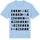Blue Soul t-shirt med Nordhagen ordlek t-shirt
