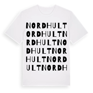 Nordhult ordlek t-shirt – ekologisk bomull t-shirt från Pinshirt