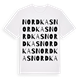 Nordkas ordlek t-shirt