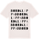 Vintage White t-shirt med Nordklippan ordlek t-shirt