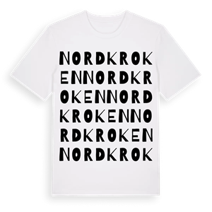 Nordkroken ordlek t-shirt – ekologisk bomull t-shirt från Pinshirt