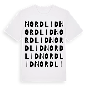 Nordlid ordlek t-shirt – ekologisk bomull t-shirt från Pinshirt