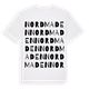 Nordmaden ordlek t-shirt