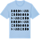 Blue Soul t-shirt med Nordmanneröd ordlek t-shirt