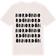 Vintage White t-shirt med Nordön ordlek t-shirt