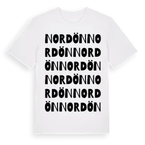 Nordön ordlek t-shirt – ekologisk bomull t-shirt från Pinshirt
