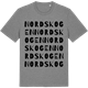 Mid Heather Gray t-shirt med Nordskogen ordlek t-shirt