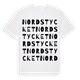 Nordstycket ordlek t-shirt
