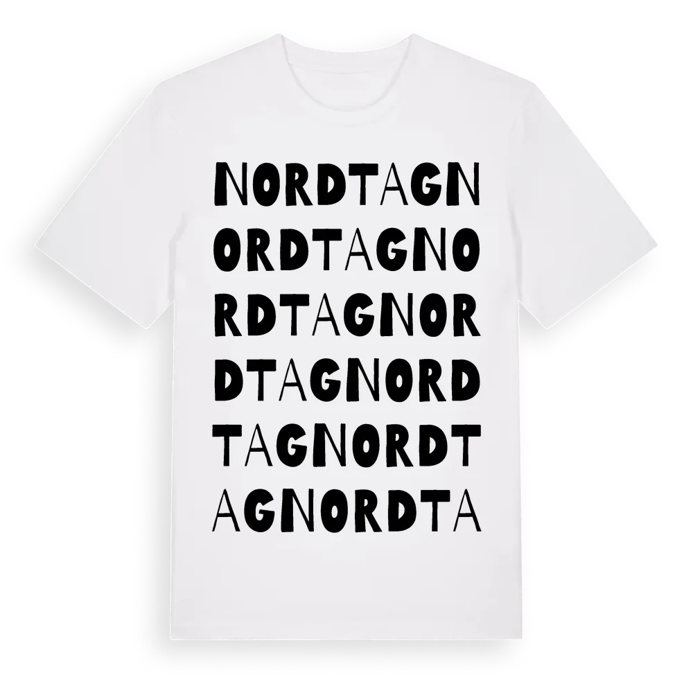 Nordtag ordlek t-shirt i miljö