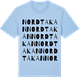 Blue Soul t-shirt med Nordtakan ordlek t-shirt