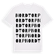 Nordtorp ordlek t-shirt