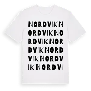 Nordvik ordlek t-shirt – ekologisk bomull t-shirt från Pinshirt