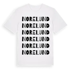 Norelund ordlek t-shirt – ekologisk bomull t-shirt från Pinshirt