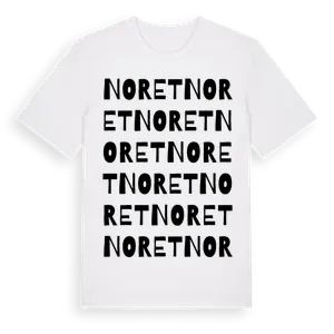 Noret ordlek t-shirt – ekologisk bomull t-shirt från Pinshirt
