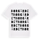 Norgärdet ordlek t-shirt
