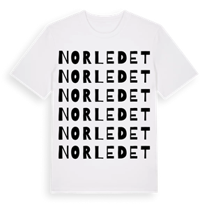 Norledet ordlek t-shirt – ekologisk bomull t-shirt från Pinshirt