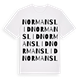 Normanslid ordlek t-shirt