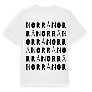 Norrå ordlek t-shirt – ekologisk bomull t-shirt från Pinshirt