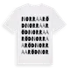 White t-shirt med Norra Aröd ordlek t-shirt