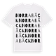 Norra Bäck ordlek t-shirt
