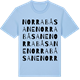 Blue Soul t-shirt med Norra Båsane ordlek t-shirt
