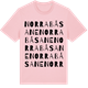 Pink Cotton t-shirt med Norra Båsane ordlek t-shirt