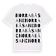 Norra Båsane ordlek t-shirt