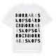 Norra Biskopsgården ordlek t-shirt