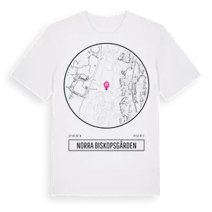 Norra Biskopsgården t-shirt – ekologisk bomull t-shirt från Pinshirt