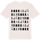 Vintage White t-shirt med Norra Bjärby ordlek t-shirt