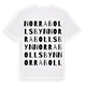Norra Bollsbyn ordlek t-shirt