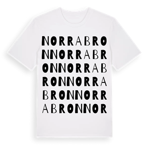 Norra Bron ordlek t-shirt – ekologisk bomull t-shirt från Pinshirt