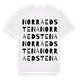 Norra Edstena ordlek t-shirt