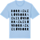 Blue Soul t-shirt med Norra Ekelöv ordlek t-shirt