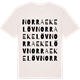 Vintage White t-shirt med Norra Ekelöv ordlek t-shirt
