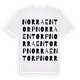Norra Entorp ordlek t-shirt
