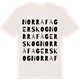 Vintage White t-shirt med Norra Fagerskog ordlek t-shirt