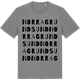 Mid Heather Gray t-shirt med Norra Grundsund ordlek t-shirt