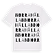 Norra Hällan ordlek t-shirt