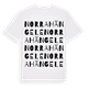 Norra Hängele ordlek t-shirt