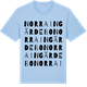 Blue Soul t-shirt med Norra Ingärdebo ordlek t-shirt